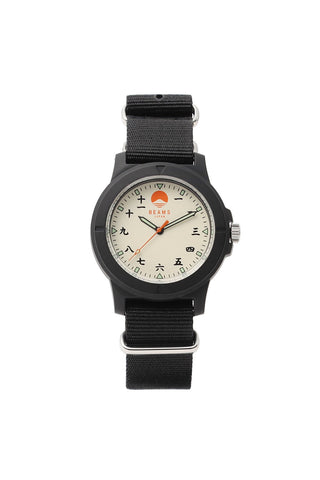 BEAMS Japan Kanji Number Wrist Watch Black