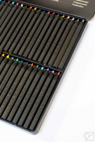 BEGOODY Black Wood 36 Color Staff Pencil Set