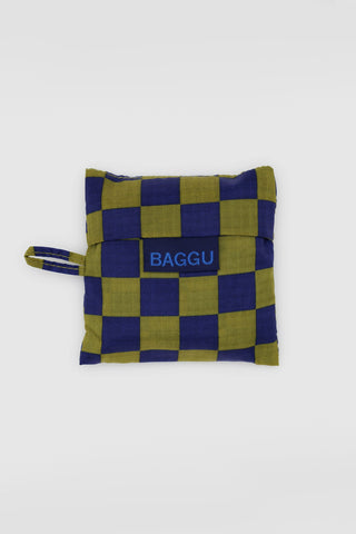 Baby BAGGU Pear Navy Check