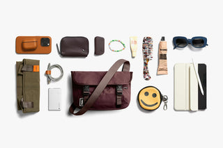 Bellroy Cinch Mini Messenger Burgundy