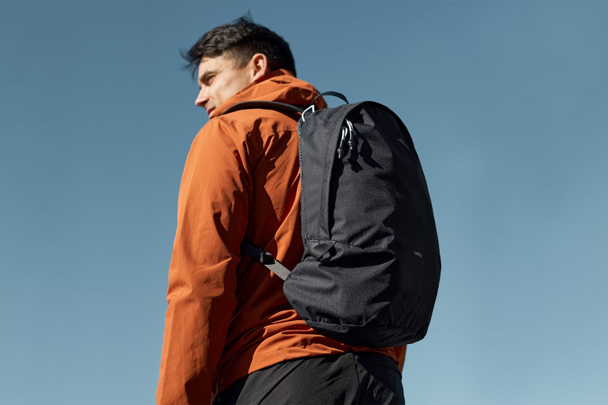 bellroy classic backpack on person Bellroy Lite Daypack 20L Black