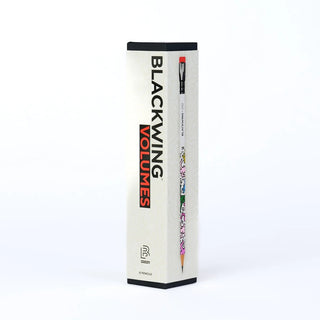 Blackwing Volumes pencil packaging on a white background
