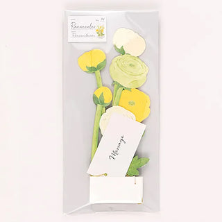 Blooming Ranunculus Pop-Up Card
