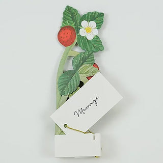 Blooming Strawberry Pop-Up Mini Card