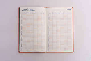 CHALKBOY 2025 Monthly B6 Slim Planner Black Cat