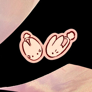 Candy Apple Comics Bunny Slipper Sticker
