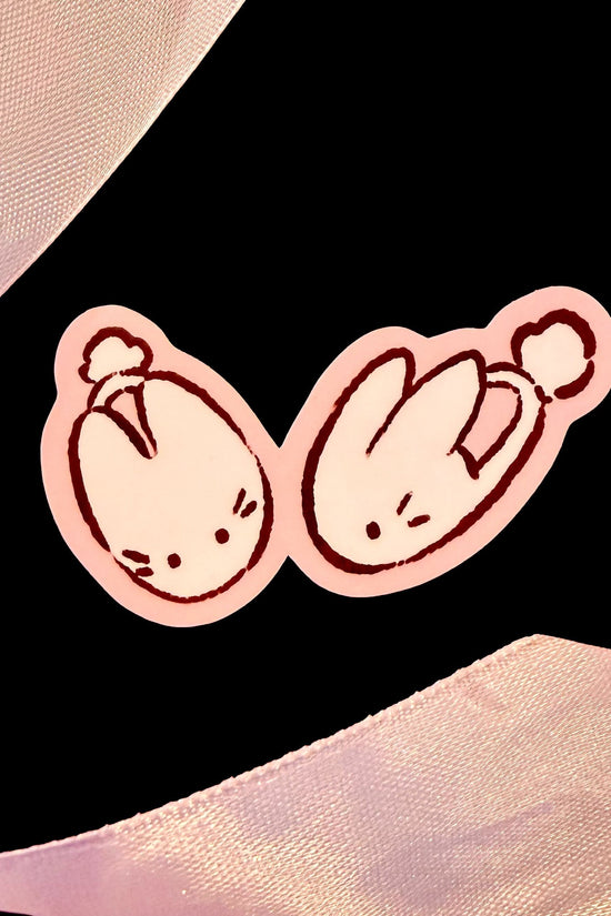 Candy Apple Comics Bunny Slipper Sticker