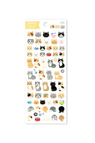 Cat Paper Seal Stickers