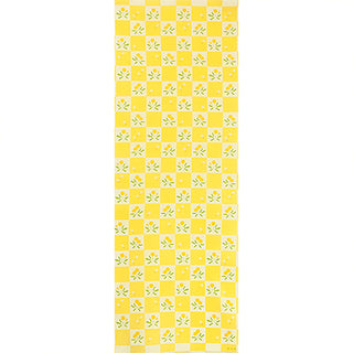 Checkered Dandelions Tenugui