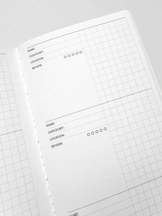 Cloth & Paper A5 Slim Travel Notebook Experience Tracker