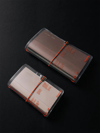 Cloth & Paper Act of Keeping A5 Slim Travel Notebook Cover Clear Vinyl