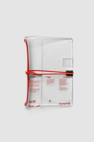 Cloth & Paper Act of Keeping Pocket Plus Travel Notebook Cover Clear Vinyl
