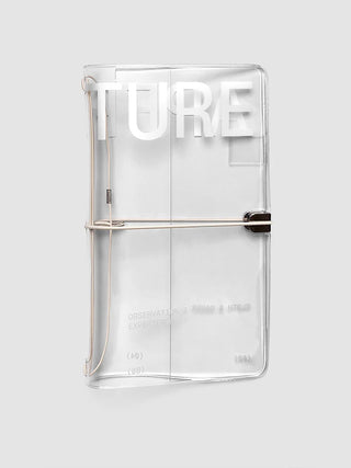 Cloth & Paper Aperture A5 Slim Travel Notebook Cover Clear Vinyl