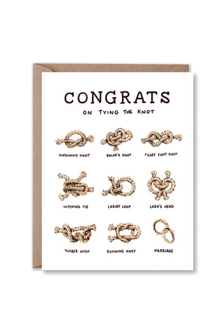 Congrats On Tying The Knot Card
