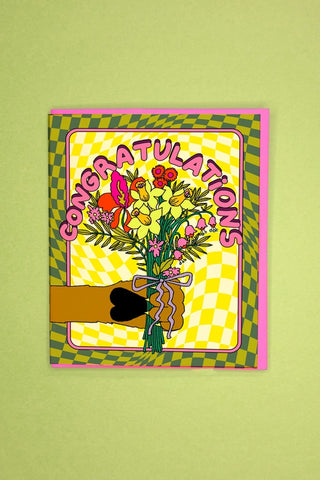 Congratulations Bouquet Card