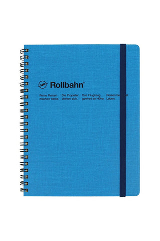 DELFONICS Rollbahn A5 Spiral Notebook Cap-Martin Blue