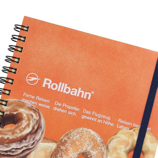 DELFONICS Rollbahn American Sweets Large Spiral Notebook Doughnut