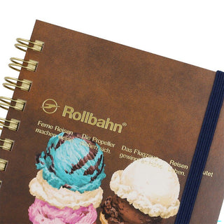 DELFONICS Rollbahn American Sweets Large Spiral Notebook Ice Cream