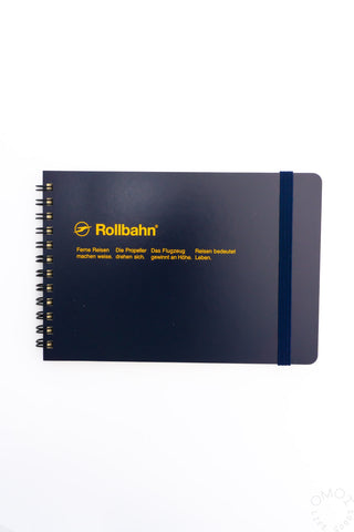 DELFONICS Rollbahn Horizontal Notebook Large Dark Blue