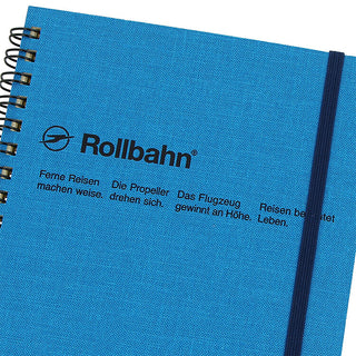 DELFONICS Rollbahn A5 Spiral Notebook Cap-Martin Blue