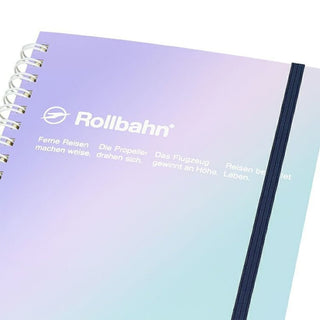 DELFONICS Rollbahn Large Spiral Notebook Metallic Polarized