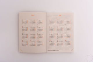 DELFONICS 2025 A6 Weekly Block Planner Shiba Inu