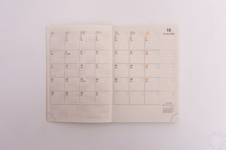 DELFONICS 2024-2025 A6 Weekly Block Planner Shiba Inu