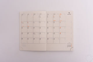 DELFONICS 2024-2025 A6 Weekly Block Planner Shiba Inu