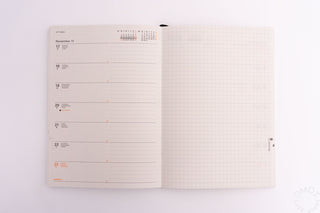 DELFONICS 2024-2025 Snake B6 Weekly + Memo Planner Cream