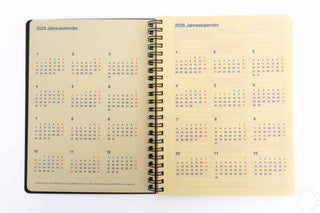 DELFONICS 2024-2025 Rollbahn Clear A5 Monthly Planner Orange