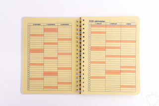 DELFONICS 2024-2025 Rollbahn Snake Large Monthly + Gantt Chart Planner