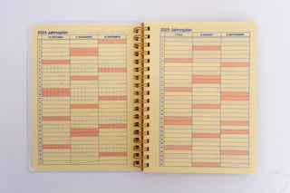 DELFONICS 2024-2025 Rollbahn Snake Large Monthly + Log Chart Planner