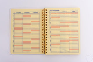 DELFONICS 2024-2025 Rollbahn Snake Large Monthly + Log Chart Planner