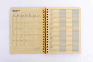 DELFONICS 2024-2025 Rollbahn Snake Large Monthly + Log Chart Planner