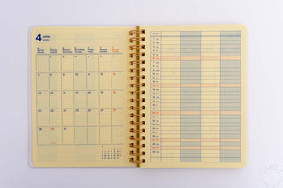 DELFONICS 2024-2025 Rollbahn Snake Large Monthly + Log Chart Planner