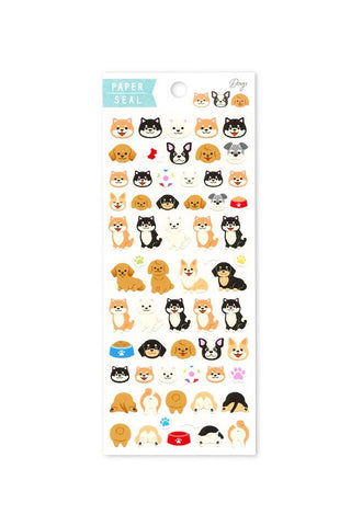 Dog Paper Seal Stickers