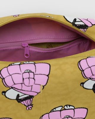 BAGGU Dopp Kit Puffer Snoopy Pink