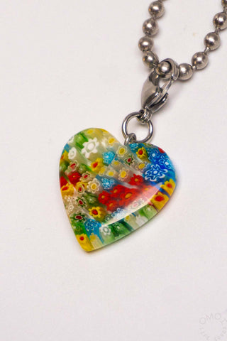 Dragon's Garden Heart Station Necklace