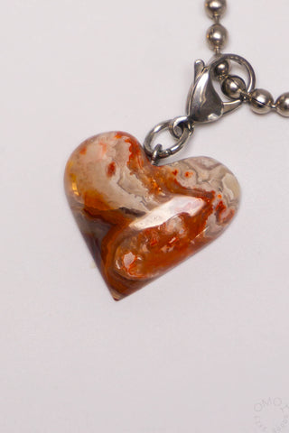 Dragon's Garden Heart Station Necklace