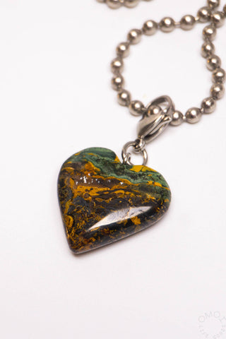 Dragon's Garden Heart Station Necklace