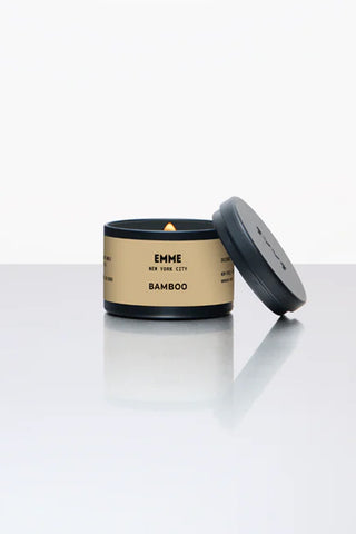 EMME 4oz Tin Candle Bamboo