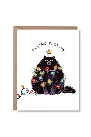 Feline Festive Card