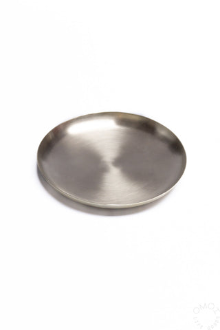 Fog Linen Work Silver Plated Plate Round