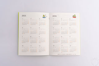 Frog Time 2025 Monthly A6 Planner