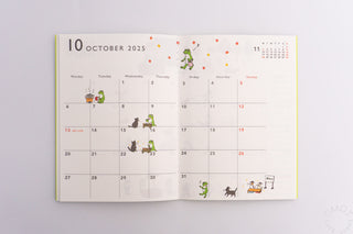 Frog Time 2025 Monthly A6 Planner