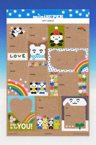 Gift Labels By MILKBBI