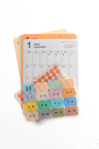 2025 Custom Diary Stickers Colors