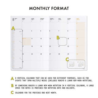 HIGHTIDE 2024-2025 B6 Weekly Block Planner Refill