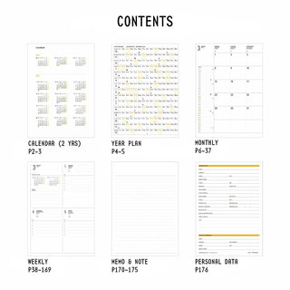 HIGHTIDE 2024-2025 Wörter B6 Weekly Block Planner