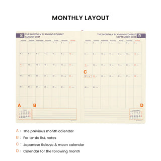 HIGHTIDE 2026 A5 LEFT Weekly + Monthly Planner Refill
